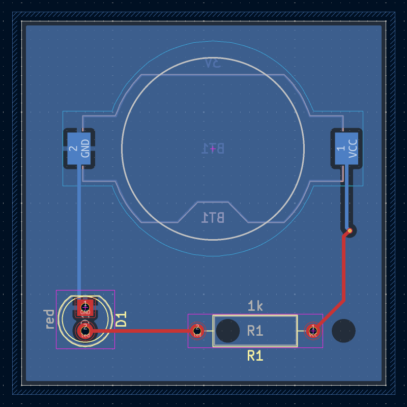 Resistor footprint moved to violate clearance