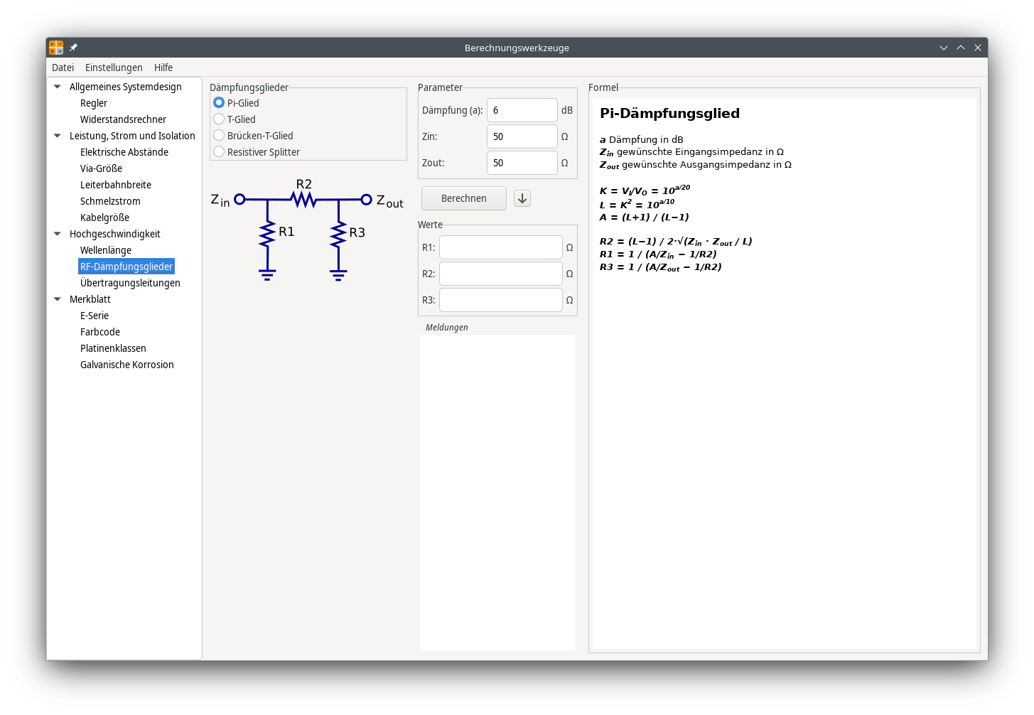 RF-Dämpfungsglieder