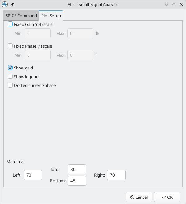 sim plot setup