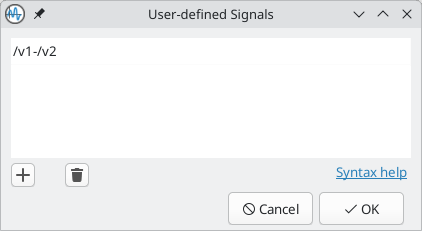 sim user defined signals