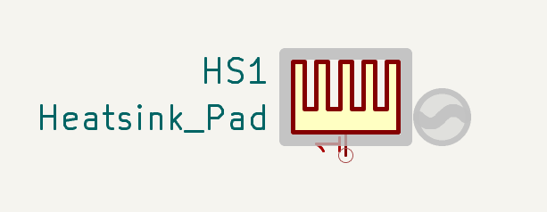 Symbol with Exclude From Simulation property set