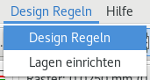 Pcbnew design rules dropdown