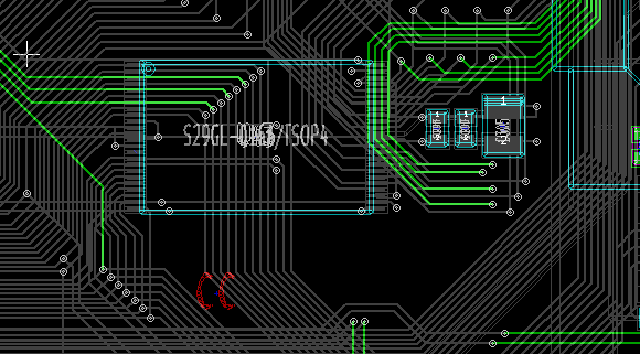 Pcbnew copper layers contrast high
