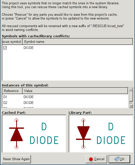 Dialog Bauteil Konflikt