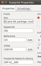 Modedit module properties documentation fields