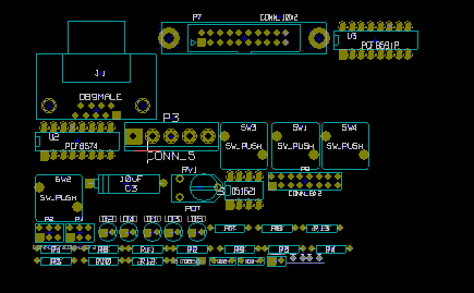 Pcbnew unstacked footprints