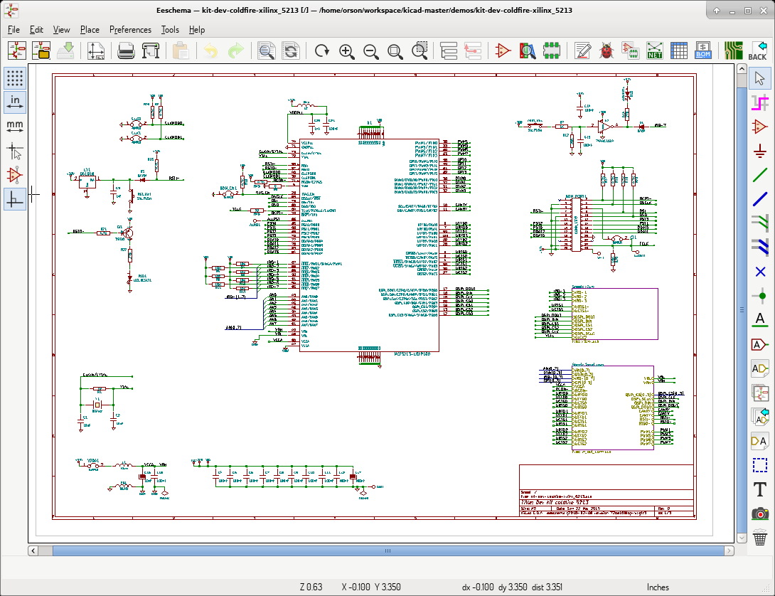 Kicad моделирование схемы