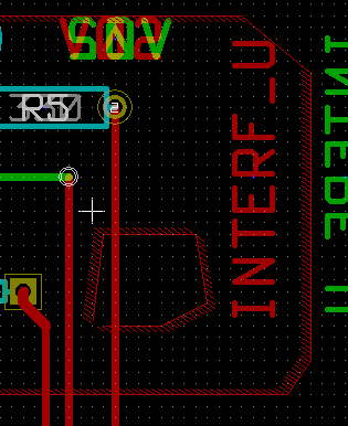 Pcbnew zone unfilled cutout outline