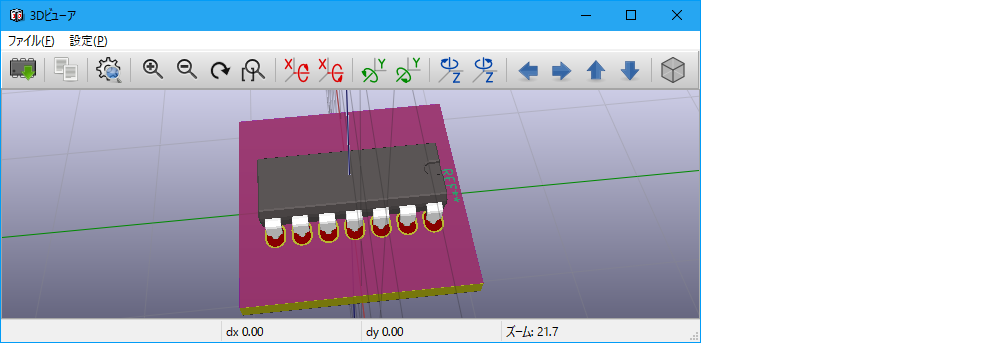 3Dモデル表示