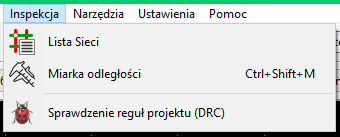 Pcbnew inspect menu