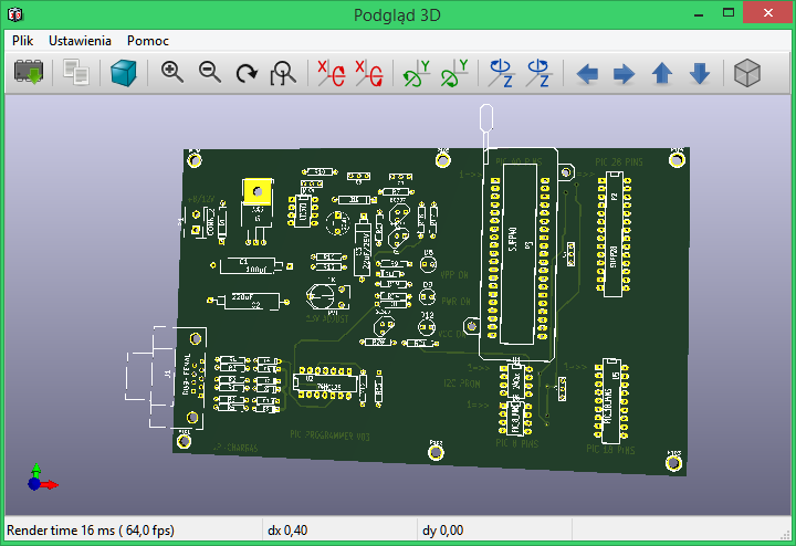 Sample 3D board