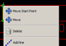 context line move start