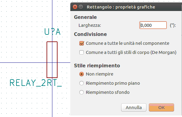 Disabilita Comune a tutte le unità nel simbolo