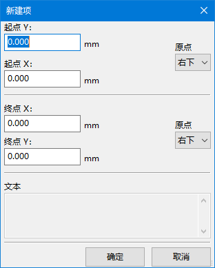 dialog newline