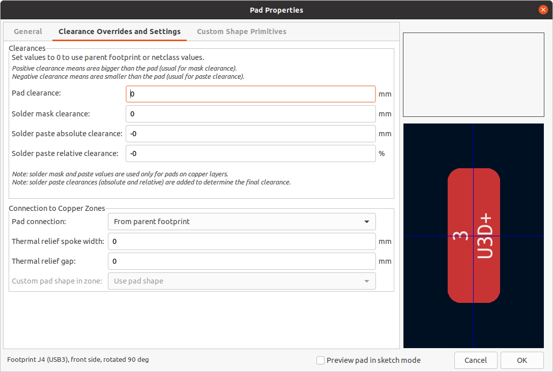 Dynamic Display of Clearance Boundaries during Routing (New