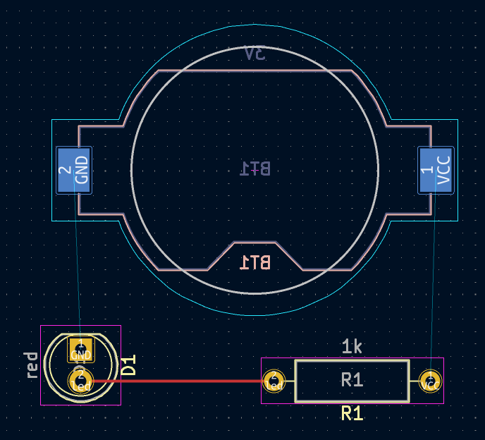 First connection routed