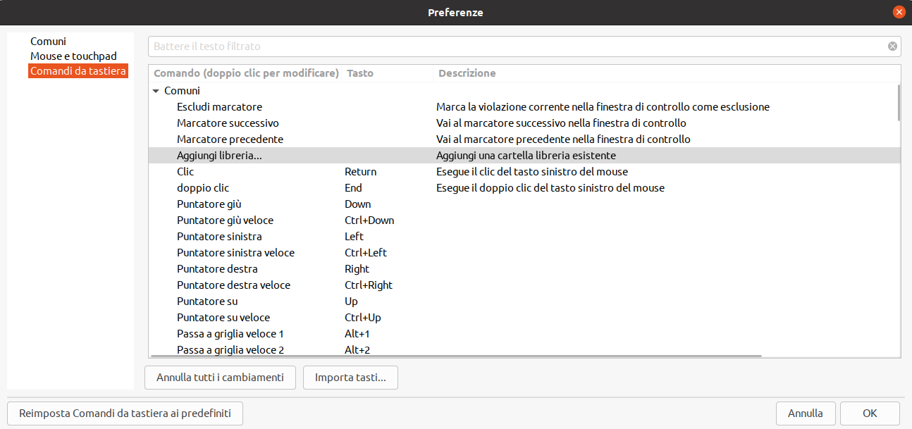 preferences hotkeys