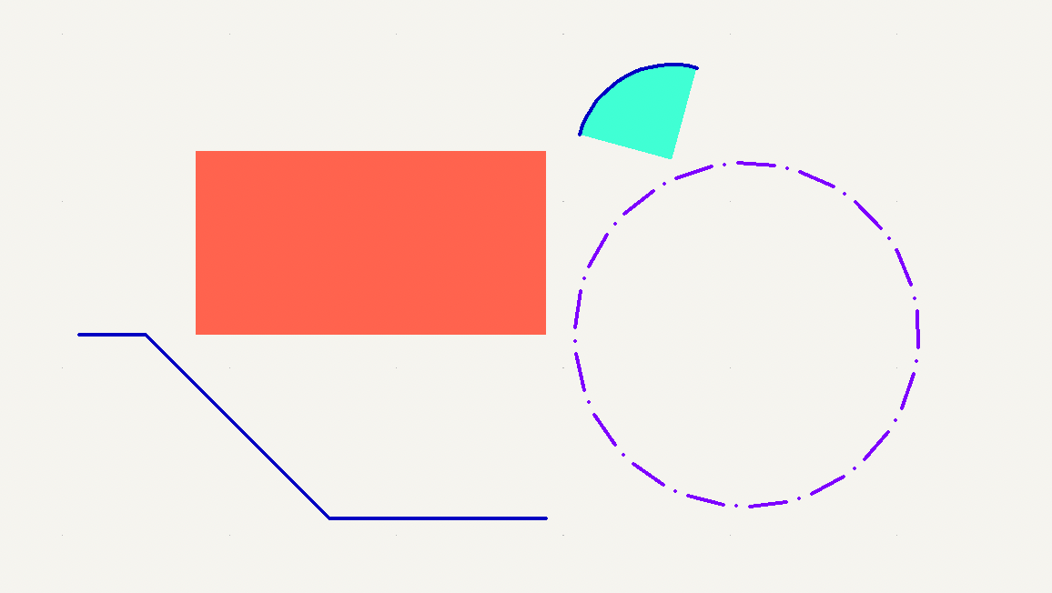 原理图中的图形矩形、圆形、圆弧和直线