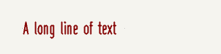 text max width