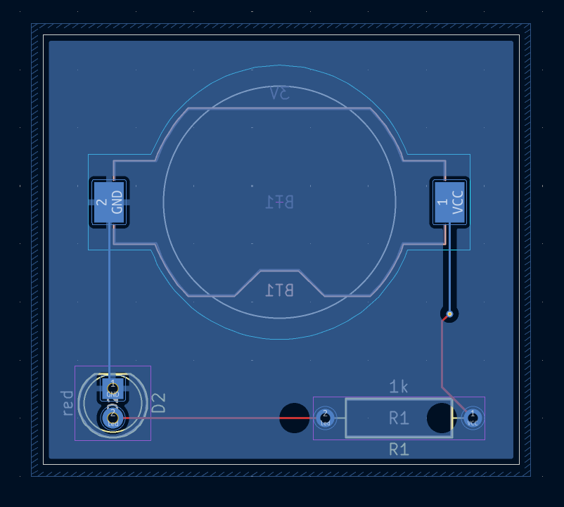 Resistor footprint moved to violate clearance