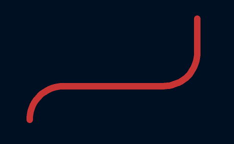 track corner mode 90deg rounded