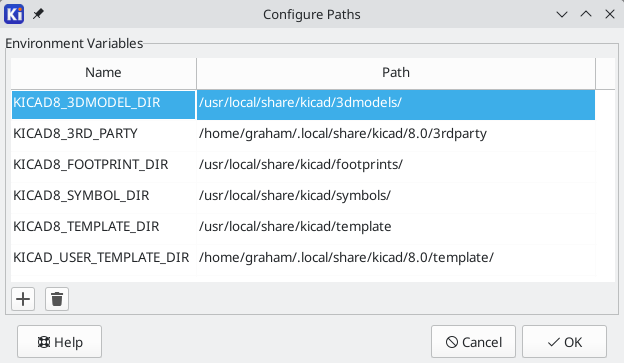 configure path dlg