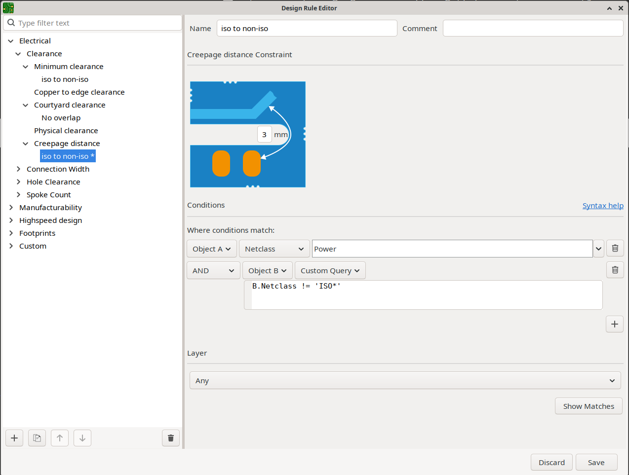 drc rule editor