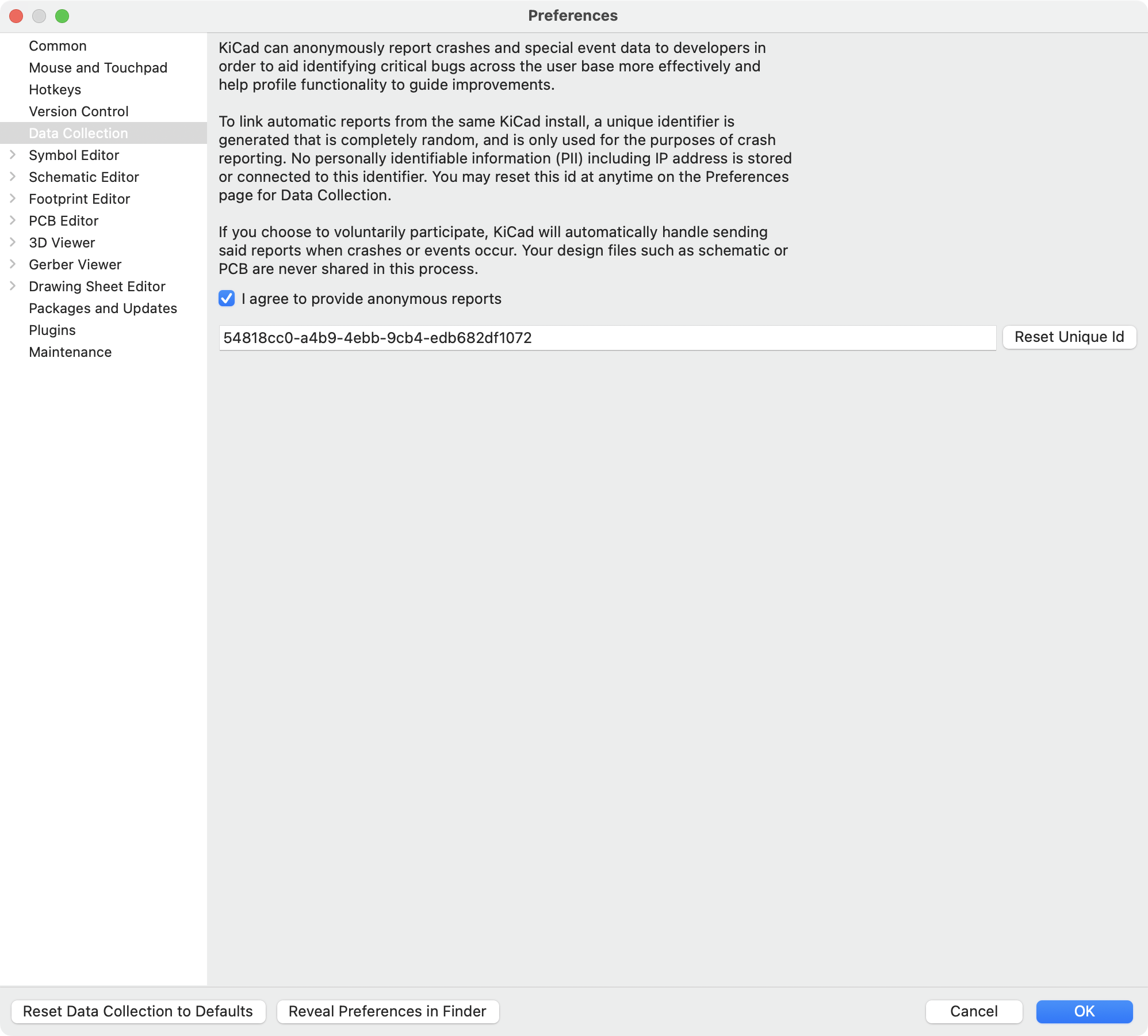preferences data collection